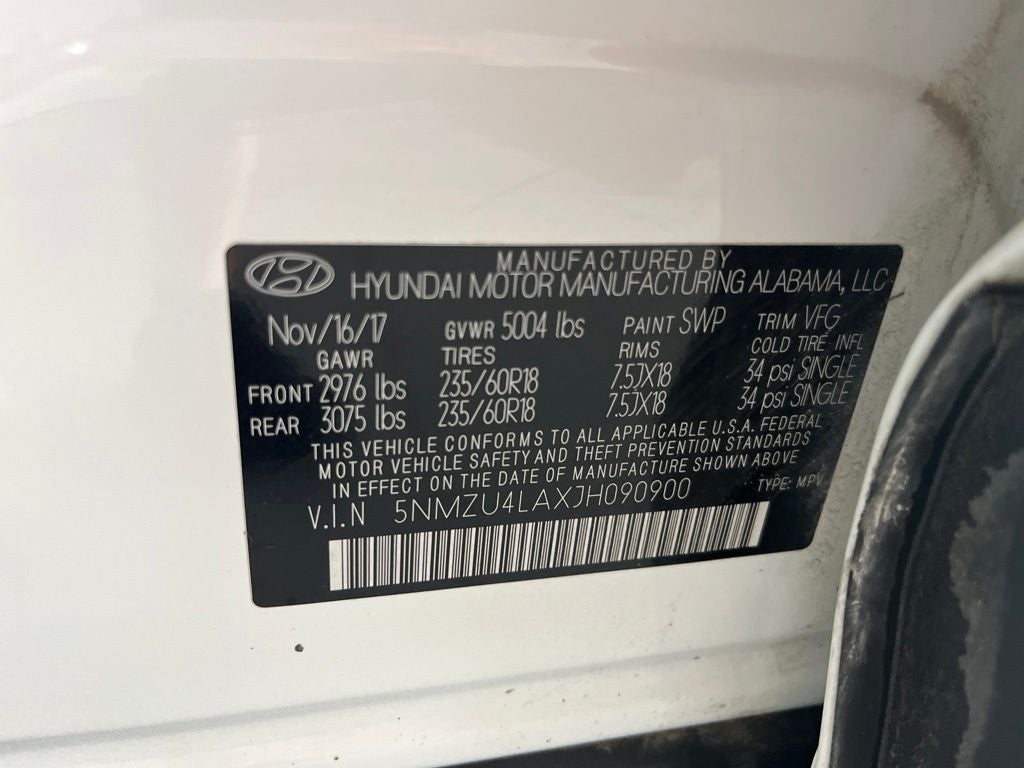 2018 Hyundai Santa Fe Sport 2.0T