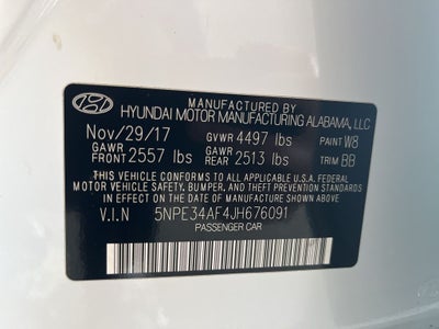 2018 Hyundai Sonata Limited