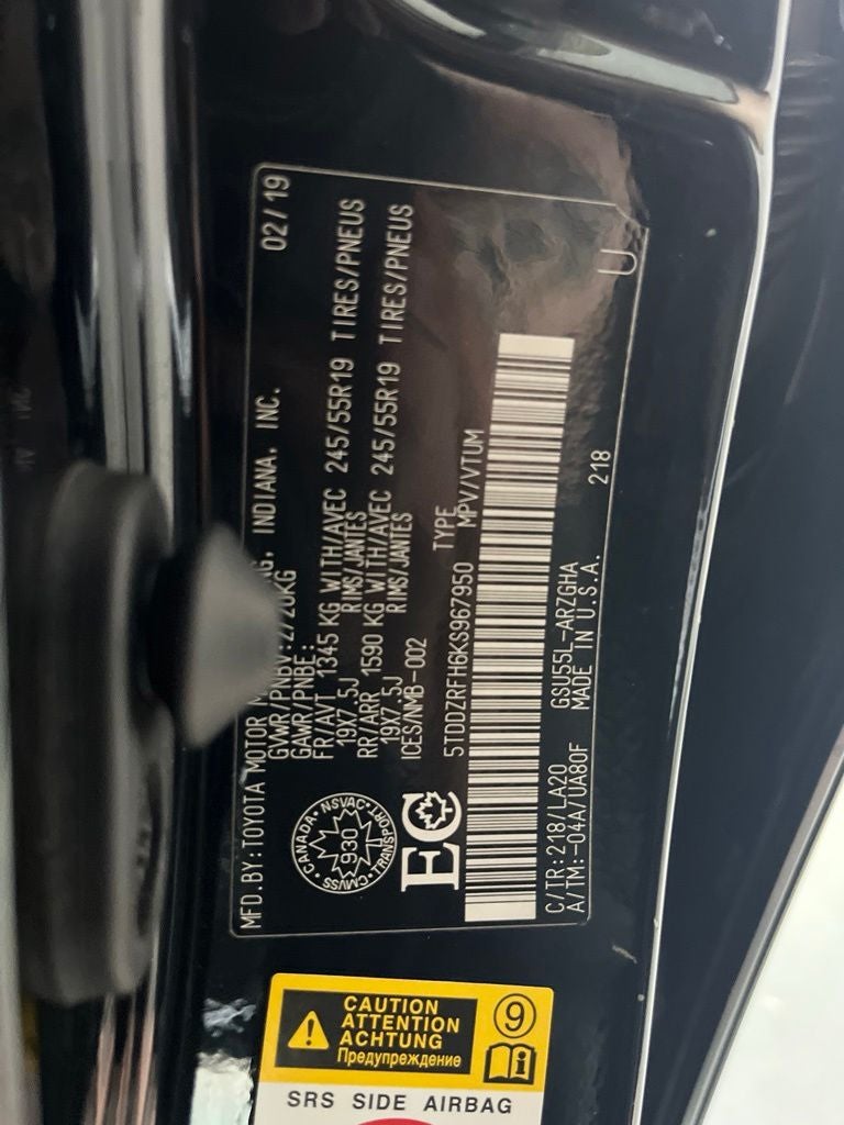 2019 Toyota Highlander Limited