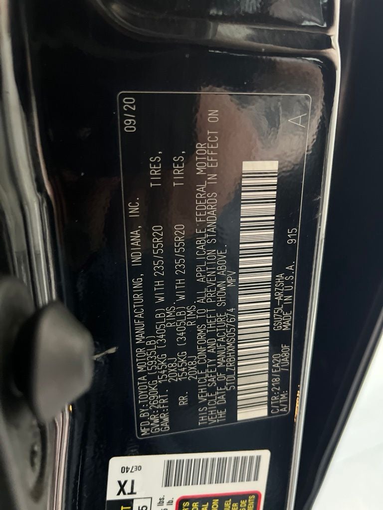 2021 Toyota Highlander XSE