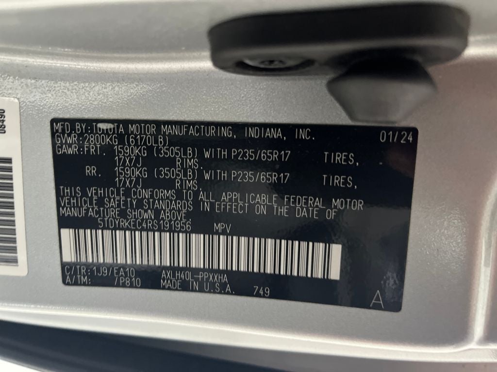 2024 Toyota Sienna XLE 7 Passenger