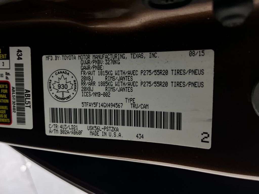 2016 Toyota Tundra 1794