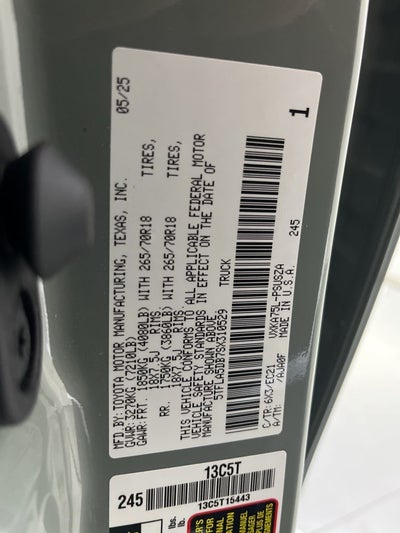 2025 Toyota Tundra SR5