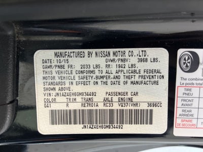 2016 Nissan 370Z Touring