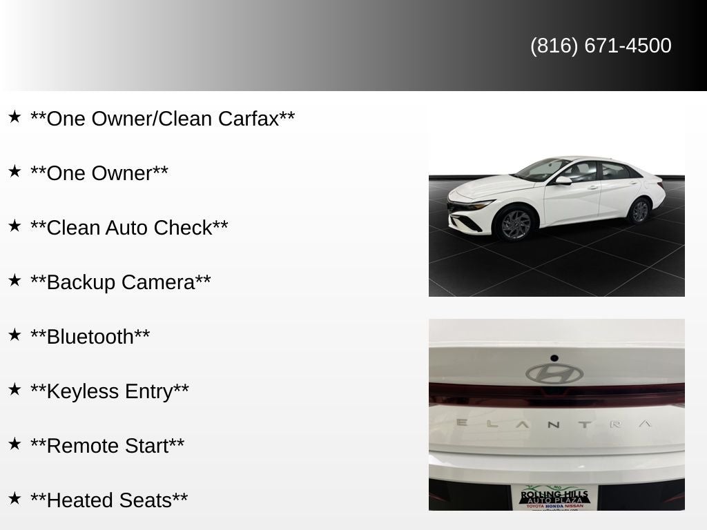 2024 Hyundai Elantra SEL