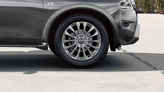 2023 Nissan Armada wheel and tire | Rolling Hills Nissan in Saint Joseph MO