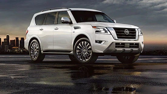 2023 Nissan Armada new 22-inch 14-spoke aluminum-alloy wheels. | Rolling Hills Nissan in Saint Joseph MO