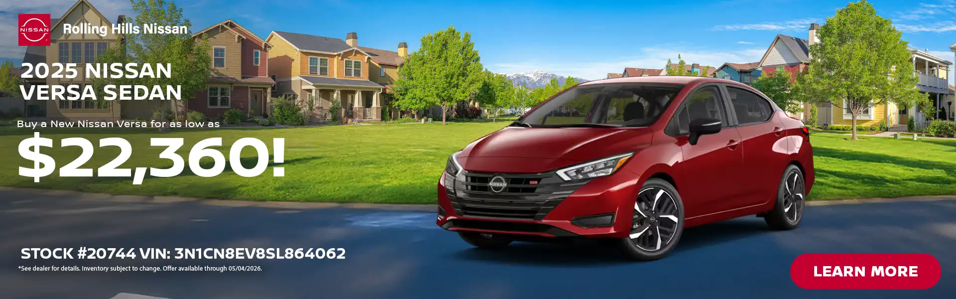 2025 Nissan Versa Sedan