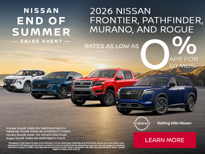 2026 Nissan Models