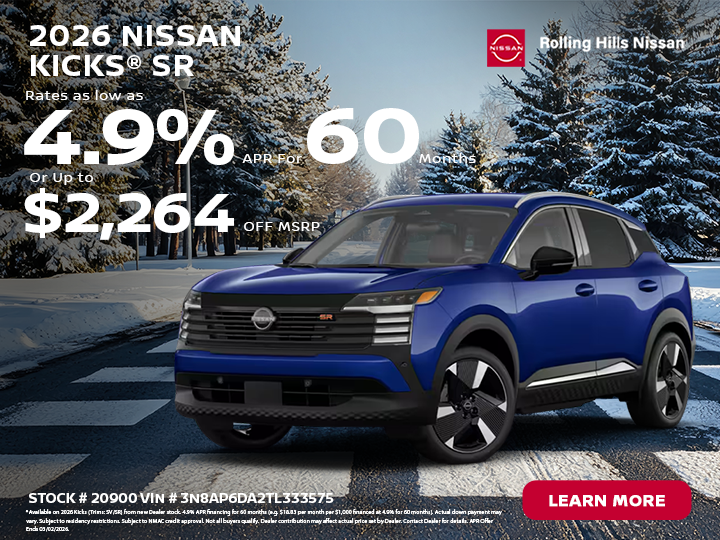 2026 Nissan Kicks SR