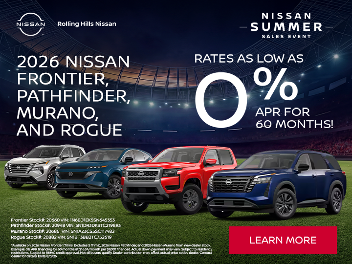 2026 Nissan Models