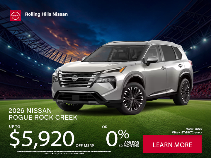 2026 Nissan Rogue Rock Creek