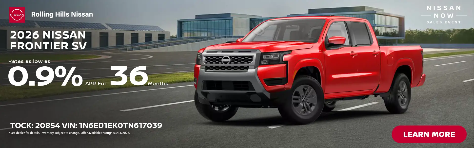 2026 Nissan Frontier SV