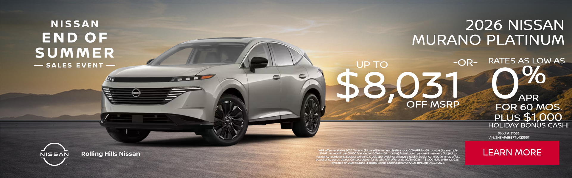 2026 Nissan Murano Platinum