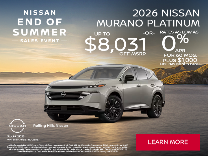 2026 Nissan Murano Platinum