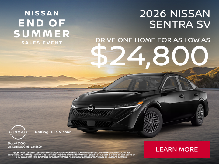 2026 Nissan Sentra SV